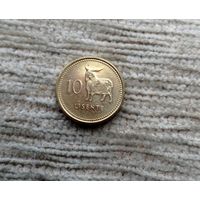 Werty71 Лесото 10 лисенте 2018 Блеск