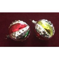 Игрушка ёлочная Гарбузик, стекло. СССР