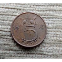 Werty71 Нидерланды 5 центов 1973 петух