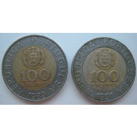 Португалия 100 эскудо 1991 г.