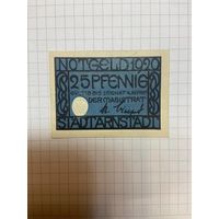 25 пфеннигов (нотгельды) г. Германия Арнштадт-1201