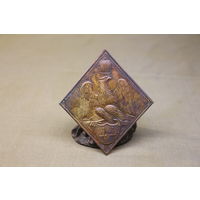 Киверная бляха армии НАПОЛЕОНА, линейный полк. ВОЙНА 1812 год. Распродажа коллекции вещей. С РУБЛЯ! АУКЦИОН!