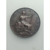 Великобритания фартинг  1925 года .