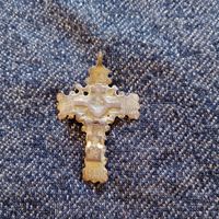 Крестик нательный штурвал крупный