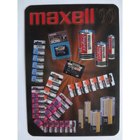Календарик 1999 г. Сделано в Японии. Maxell.