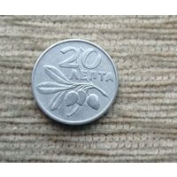 Werty71 Греция 20 лепт 1973 Оливки