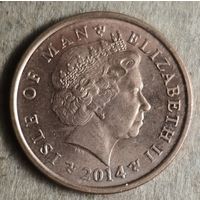 Остров Мэн 2 пенса, 2014 г., KM# 1254