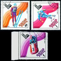 XIII зимние Олимпийские игры в Лейк-Плэсиде Венгрия 1979 год 3 марки