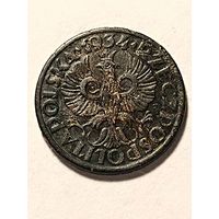 Польша 1 грош 1934 г. НЕЧАСТЫЙ,  без мц.