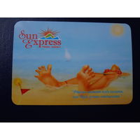 Календарик 2011 г.  San Express.  Пальцы.