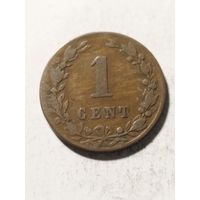 Нидерланды 1 цент 1882
