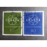 Марки Германия 1959 год Европа СЕРТ