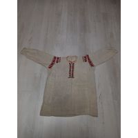 Сорочка домотканая,  старинная льняная