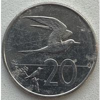 Острова Кука 20 центов 2015 г.