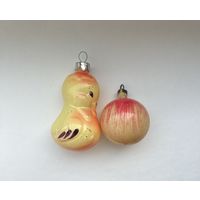 Ёлочная игрушка утенок цена за все  СССР К.19
