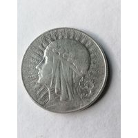 5 злотых 1933год.Ядвига