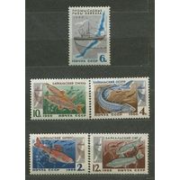 Рыбы Байкала. 1966. Полная серия 5 марок. Чистые