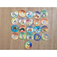 Фишки Покемон Pokemon  CAPS кэпсы сотки / цена указана за 1 штуку/