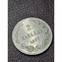 2 марки для Финляндии.  Николай Второй .1907. Сохран .125 572 шт тираж .Штемпельный блеск.
