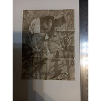 Гравюра Экслибрис Agaath VaN Waterschoot