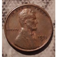 1 цент 1953 США МД Сан Франциско