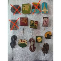 Значки тяжёлые.Распродажа коллекции.