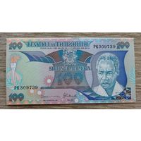 Werty71 Танзания 100 шиллингов 1986 UNC банкнота