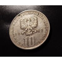 10 злотых Польша 1982