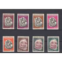 Космос. Парагвай. 1963. 8 марок б/з. Michel N 1184-1191 (20,0 е)
