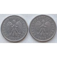 Польша 20 грошей 1999 г. Цена за 1 шт.