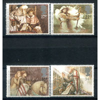Великобритания - 1985г. - британские саги - 4 марки - полная серия, MNH [Mi 1039-1042]. #3-GB-Z-1-16