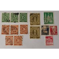 Марки Союзнической оккупационной зоны (подробнее - в описании)