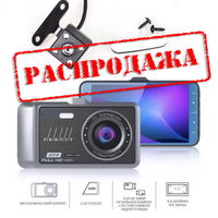 32Гб ПАМЯТИ ДВЕ КАМЕРЫ видеорегистратор PROFIT A60 12MP Full HD
