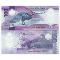 Филиппины 100 песо 2024 год, UNC (полимер)