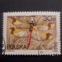 Польша 1988. Стрекозы. Sympetrum pedemontarum. Марка из серии