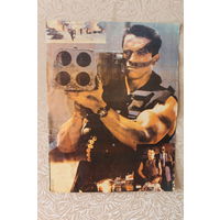 Супер раритет 90-х Плакат Арнольд Шварценеггер фильм "Commando"