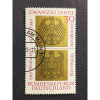 Германия 1969. 20-я годовщина Федеративной Республики. Полная серия