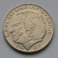 Швеция, 1 крона 1981 г.