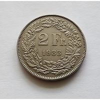 Швейцария 2 франка, 1983