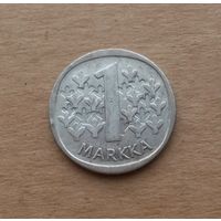 Финляндия, 1 марка 1966 г., серебро 0.350, выпуск в 1964-1968 гг.