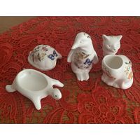 Фарфоровые фигурки AYNSLEY Англия 3 шт