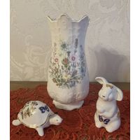 Фарфоровые фигурки AYNSLEY Англия 2 шт