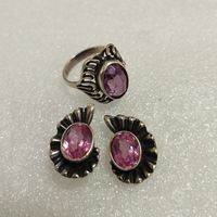 Серьги Вечерняя заря, 925. СССР