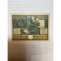 25 пфеннигов (нотгельды) г. Германия Штуцербах-1201