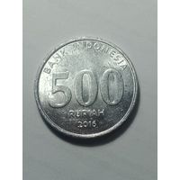 Индонезия 500 рупий 2016 года .