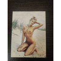 Календарик,эротика,1991