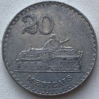 Мозамбик 20 метикалов 1986 г.