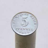 Германия 5 пфеннигов 1919 A