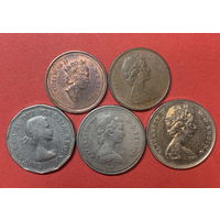 Канада 5 разных монет