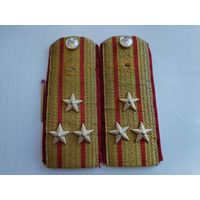 Погоны парадные полковника ВС РФ. размер 13,5 см